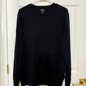 J. Crew Men's Black Crewneck Sweater